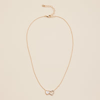Heart Shell Charm Short Necklace
