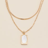 Shell Charm Layered Necklace