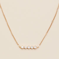 Shell Dots Charm Short Necklace