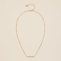 Shell Dots Charm Short Necklace