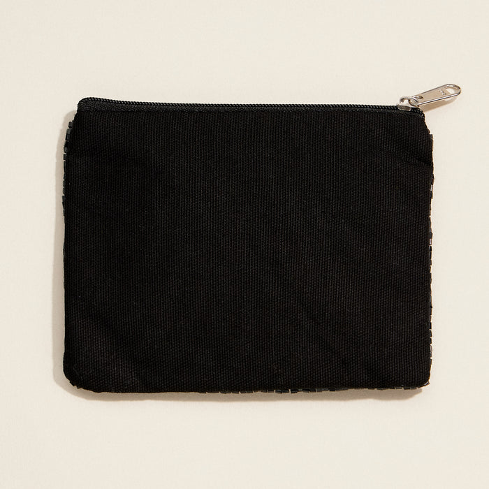 New Year's Eve Beaded Clutch – Sparkling Champagne Toast Party Pouch