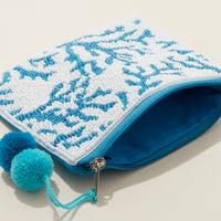 Beaded Coral Reef Pouch