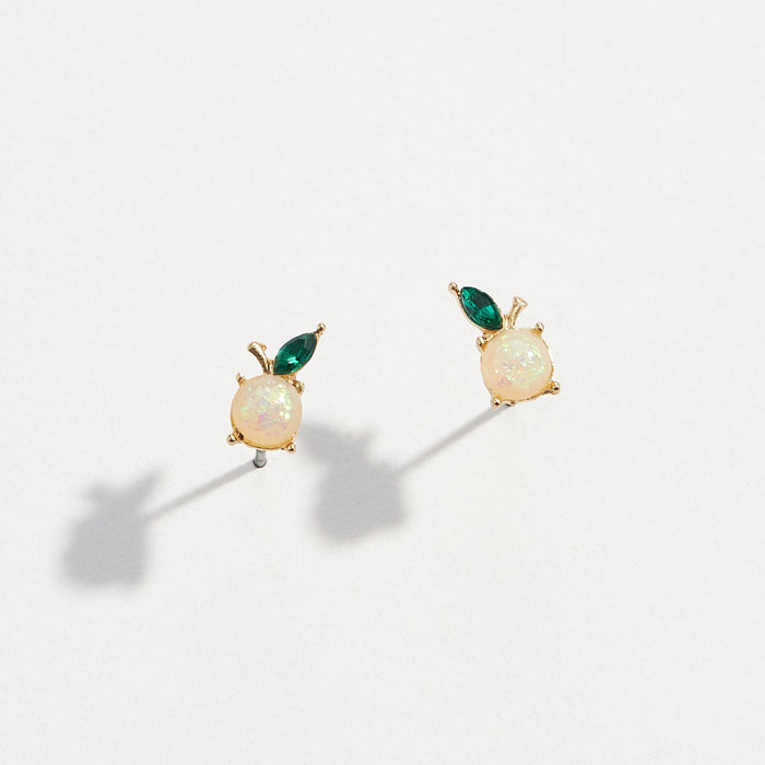 Dainty Opal Fruit Stud Earrings
