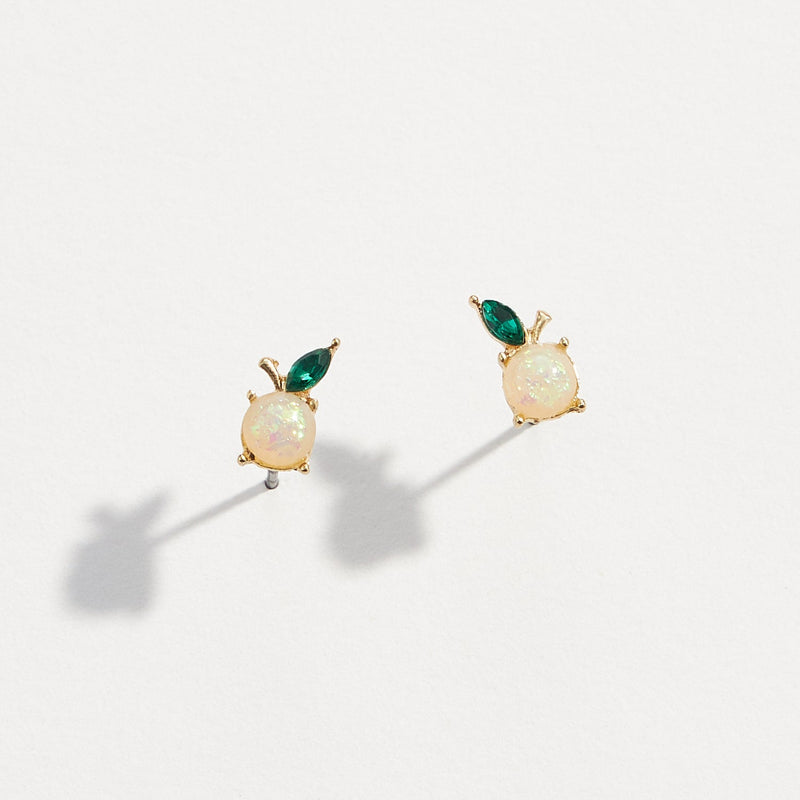 Dainty Opal Fruit Stud Earrings