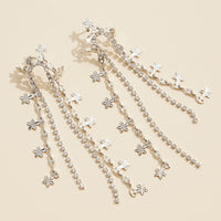 Sparkling-Star-Dangle-Earrings