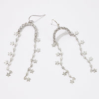 Classic Cubic Zirconia with Star Charm Earrings