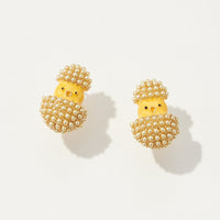 Colorful Easter Bunny Post Earrings