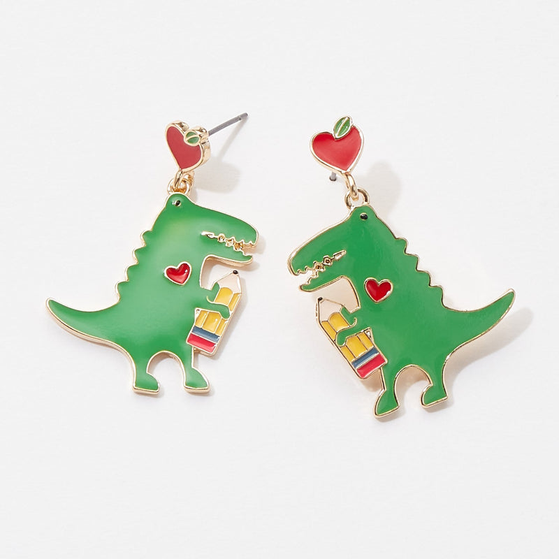 Dinosaur Post Earrings for Teacher's Day