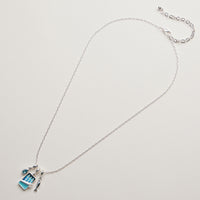 Gold Plated Fish Sardine Can Coastal Charm Necklace