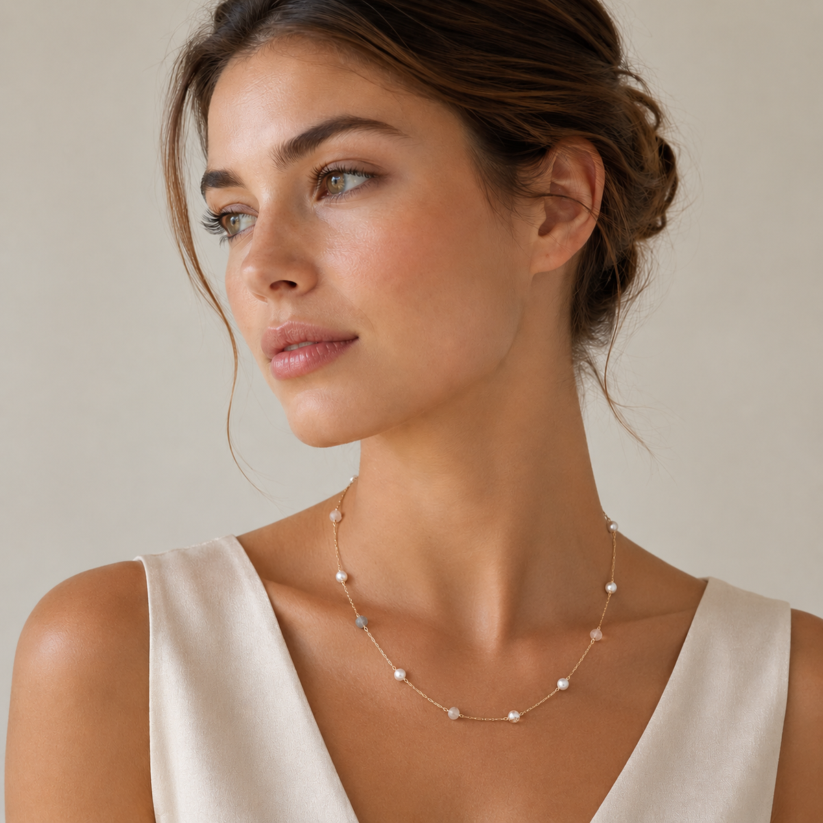 Pastel Confetti Pearl Necklace | Pearl Jewelry