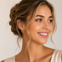 Gold Filled Interlocking Knot Stud Earrings | Everyday Core Jewelry