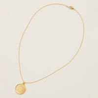 Gold Chain Necklace | Coin Pendant