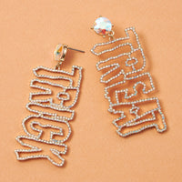 Trick or Treat Rhinestone Drop Earrings