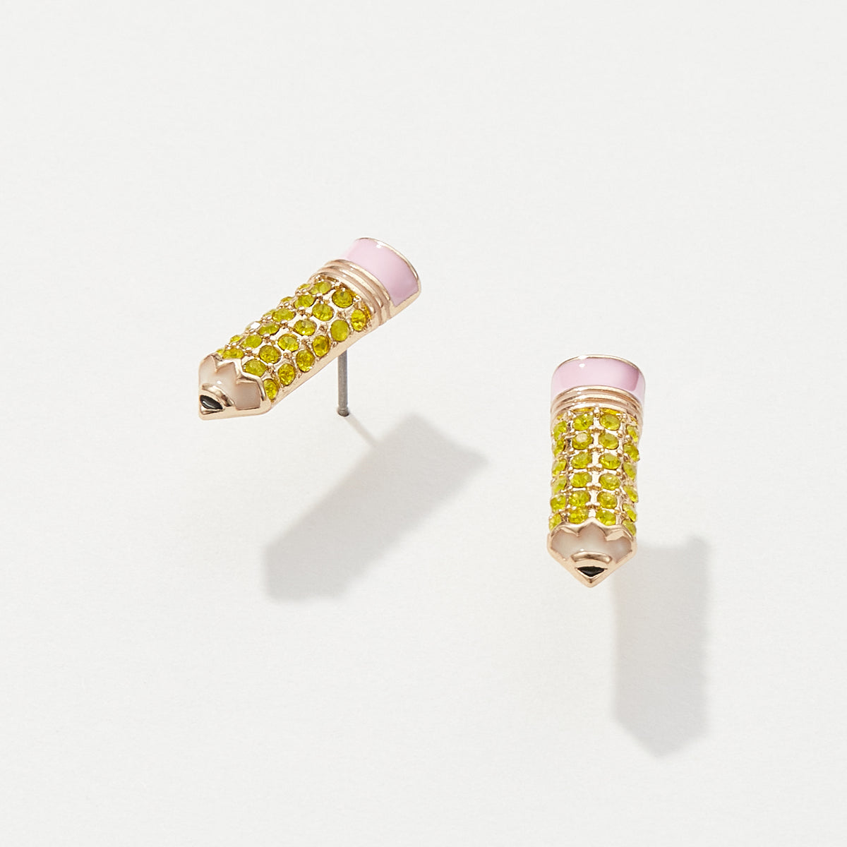 Pave Pencil Post | Earrings for Teacher's Day