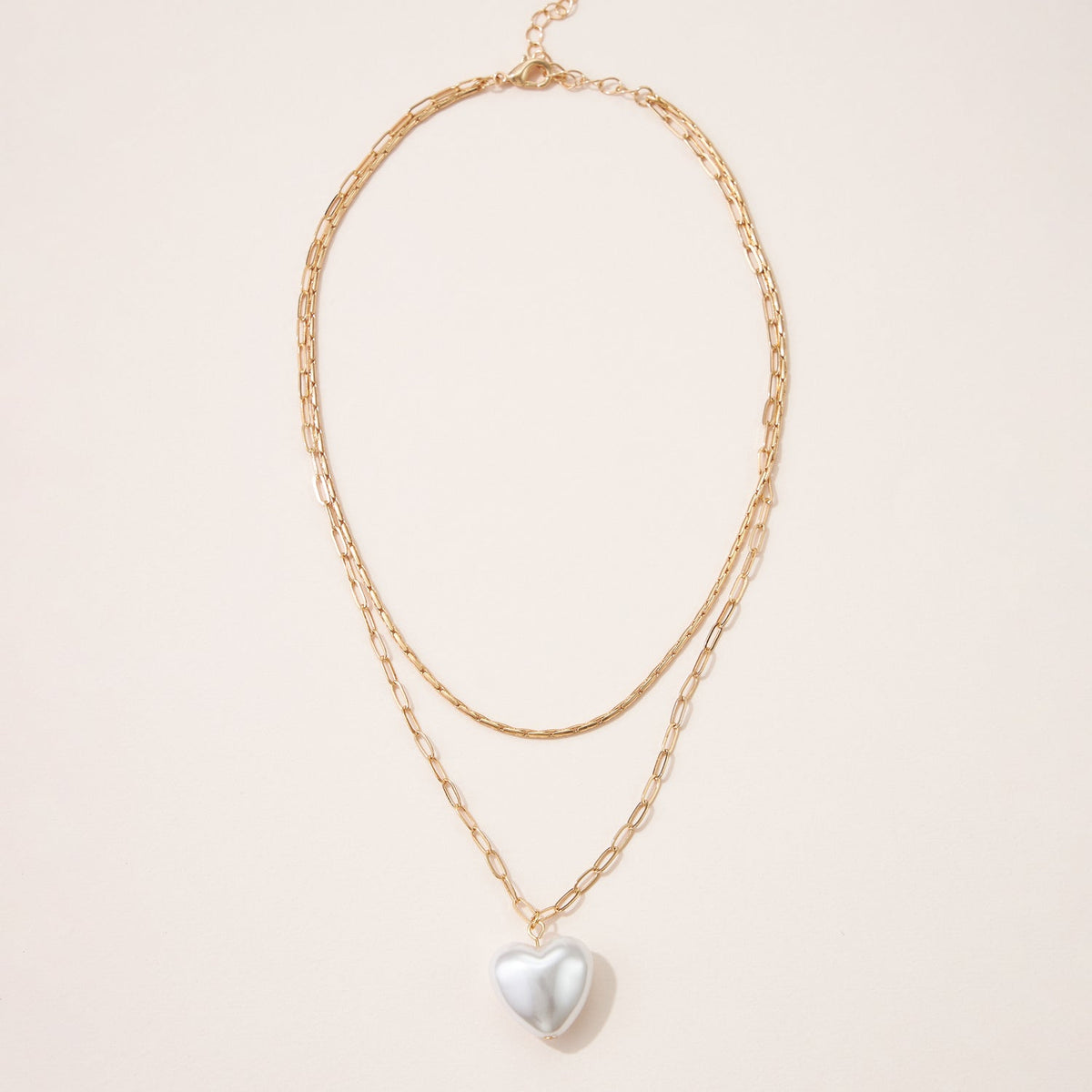 Pearl Love Two Layered Necklace