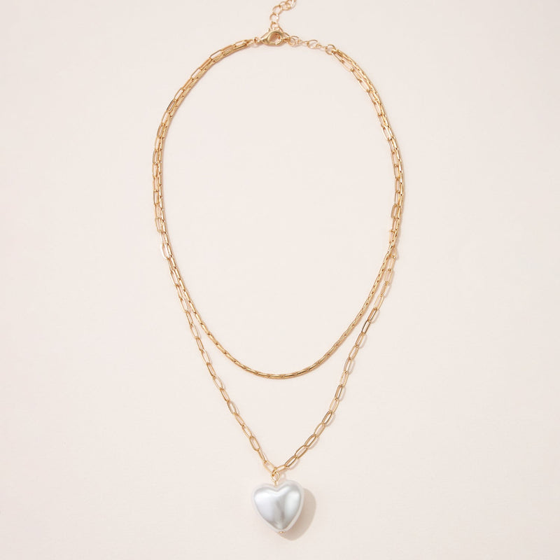 Pearl Love Two Layered Necklace