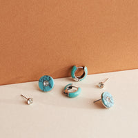 Natural Stone Multi Earring Set