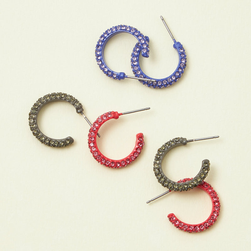 Halloween Inspired 6pcs Rhinestone Earrings Set