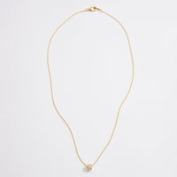Gold Dipped Round Barrel Pendant Necklace