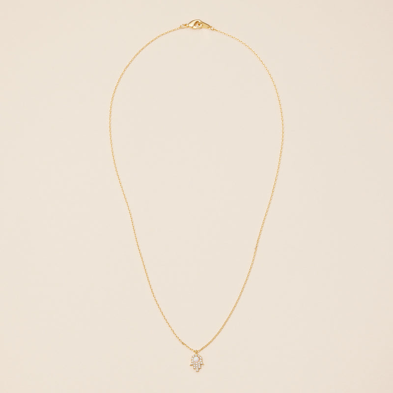 18K Gold Dipped Hamsa Necklace