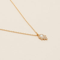18K Gold Dipped Hamsa Necklace