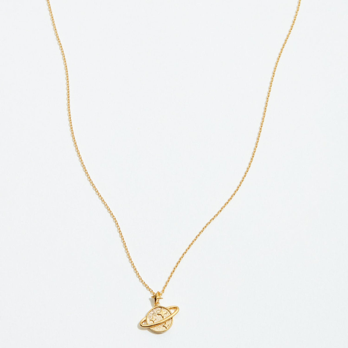 Gold Dipped Petite Universe Pendant Necklace