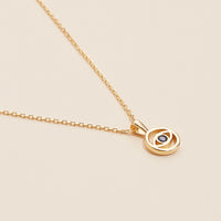 Blue Evil Eye Pendant Necklace