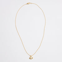 Gold Dipped Opal Evil Eye Necklace