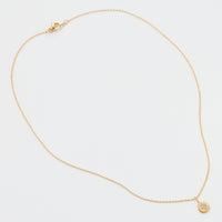 Gold Sunflower Pendant Necklace