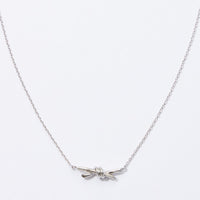 gold dipped knot pendant necklace