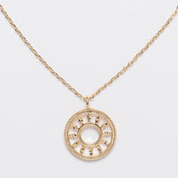 Contemporary Sun Design Necklace