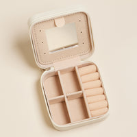 Pink Shell Travel Jewelry Box