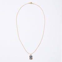 Gold Dipped Starry Night Pendant Necklace
