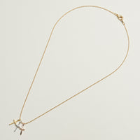 Gold Dipped Triple Cross Necklace | Faith Jewelry