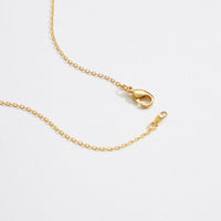 Gold Chain | Necklace with CZ Cross Pendant