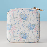 Faux Leather Novelty Print Travel Jewelry Box