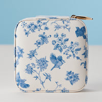 Faux Leather Novelty Print Travel Jewelry Box