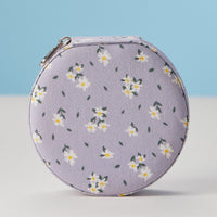 Faux Leather Novelty Print Travel Jewelry Box