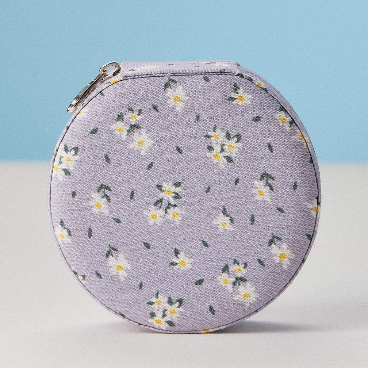 Daisy Cotton Travel Jewelry Case