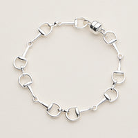 Gold and Silver Bit Chain Bracelet Set