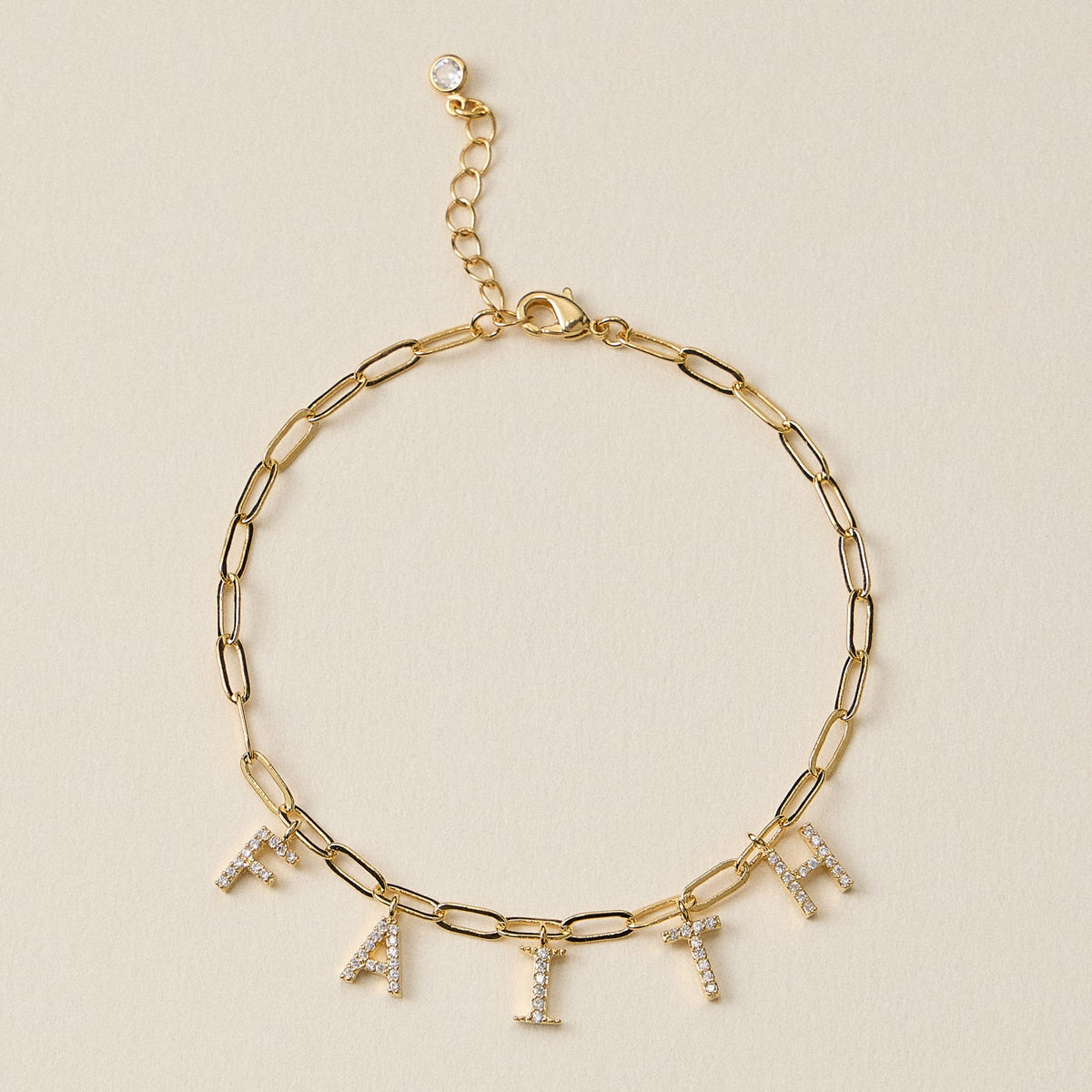 Faith Charm Bracelet