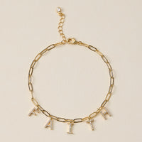 Faith Charm Bracelet