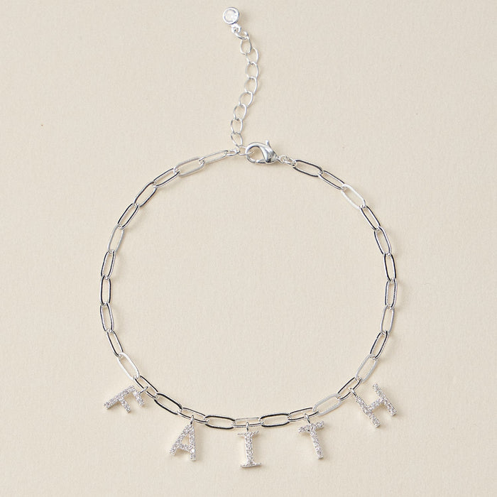 Faith Charm Bracelet