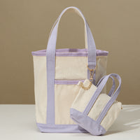 EcoCharm Cotton Everywhere-Carry Canvas Tote Bag -Small Size