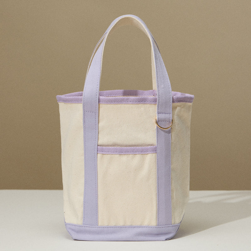 EcoCharm Cotton Everywhere-Carry Canvas Tote Bag -Small Size