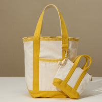 EcoCharm Cotton Everywhere-Carry Canvas Tote Bag -Small Size
