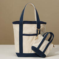 EcoCharm Cotton Everywhere-Carry Canvas Tote Bag -Small Size