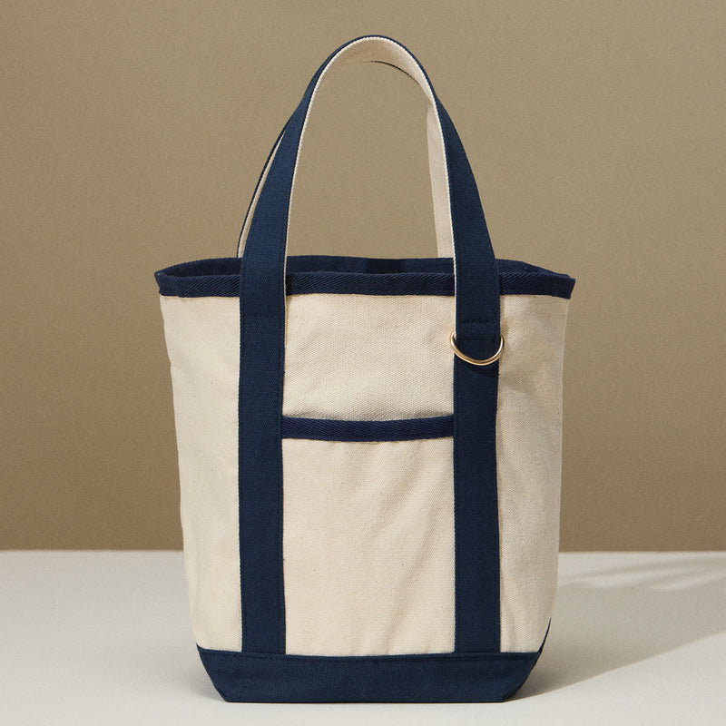 EcoCharm Cotton Everywhere-Carry Canvas Tote Bag -Small Size