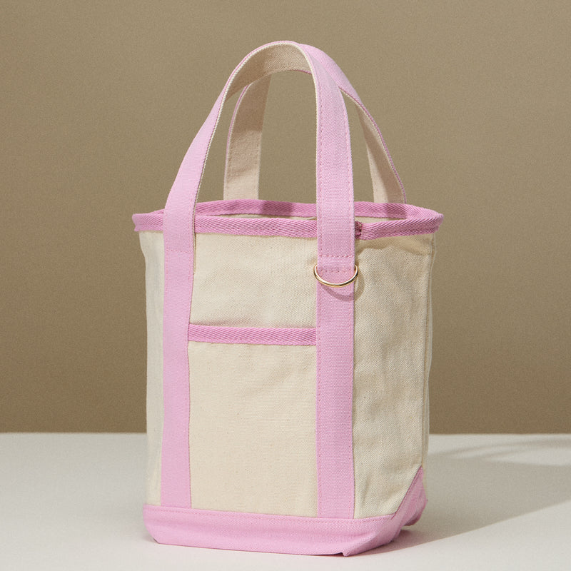 EcoCharm Cotton Everywhere-Carry Canvas Tote Bag -Small Size