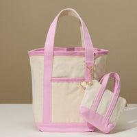 EcoCharm Cotton Everywhere-Carry Canvas Tote Bag -Small Size